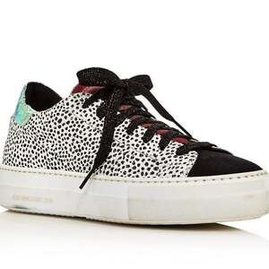 P448 Thea Platform Low Top Sneakers Pepper Leopard Women's Size EU 41 US 10.5
